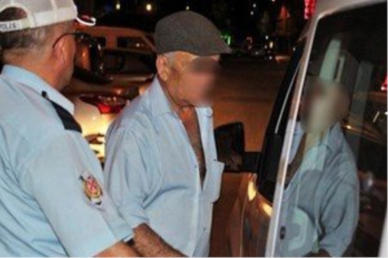 Tacizci dede gözaltına alındı!...