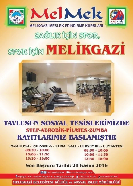 Tavlusun Sosyal Tesislerinde Sağlıklı Yaşam ve Spor Etkinlikleri Başlıyor