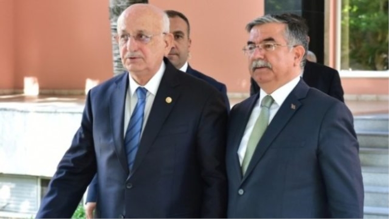 TBMM Başkanı Kahraman, Milli Eğitim Bakanı Yılmaz`ı Ziyaret Etti