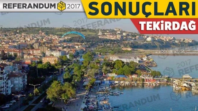 Tekirdağ 16 Nisan referandum seçim sonuçlar! Öğrenme ekranı