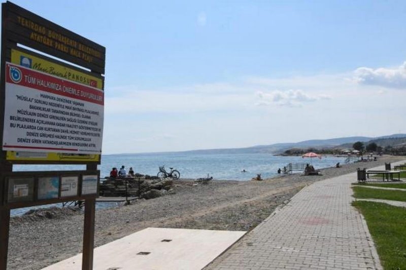 Tekirdağ`da mavi bayraklı plajlara 