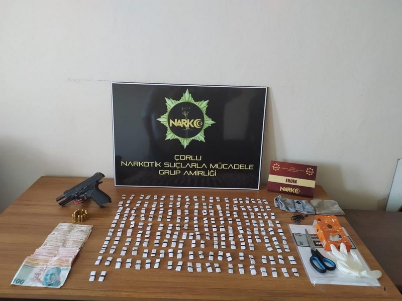 Tekirdağ`da uyuşturucu operasyonu: 2 gözaltı