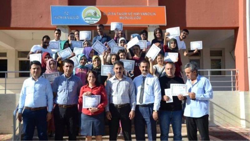 Teknikerlerin Eğitim Kursları Bitti