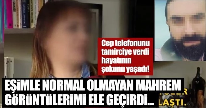 Telefoncu özel fotoğraflarını ele geçirdi