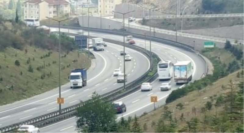 TEM?de trafik yoğunluğu azaldı