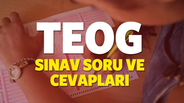 TEOG 2016 (Türkçe, Matematik, Din Kültürü) soru ve cevapları - Videolu