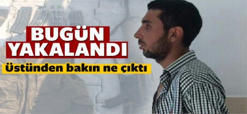 Terörist ABD yapımı M-16 ile yakalandı