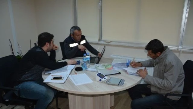 Teski Personeli Yıllık Sağlık Kontrolünden Geçiriliyor