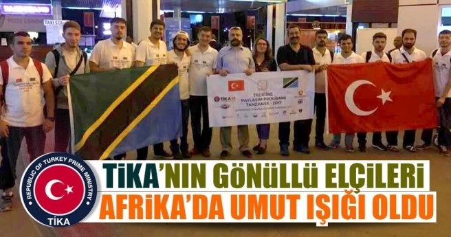 TİKA`nın gönüllü elçileri Afrika`da umut ışığı oldu