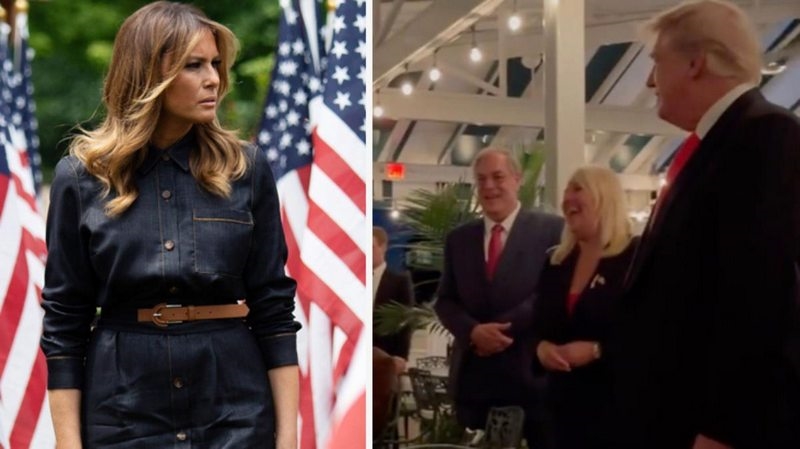 Trump`ın doğum günü partisinde eşi Melania`nın olmaması dikkat çekti