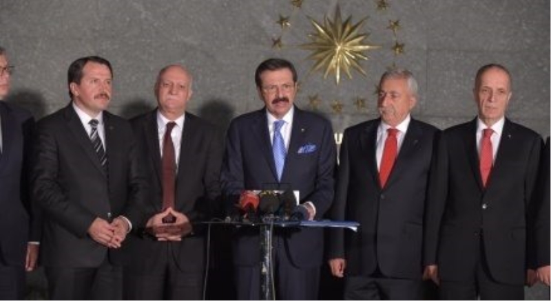 Türkiye-AB Karma İstişare Komitesi üyesi kuruluşların temsilcilerinden açıklama