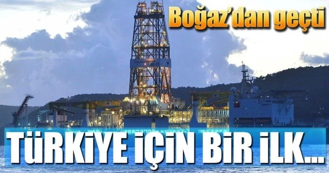 Türkiye için bir ilk... Çanakkale Boğazı`ndan geçti