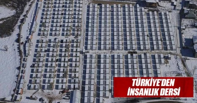 Türkiye?den insanlık dersi