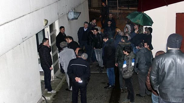 Üniversitede yangın paniği
