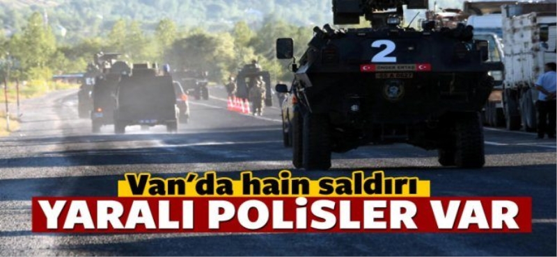 Van`da patlama: 6 polis yaralandı