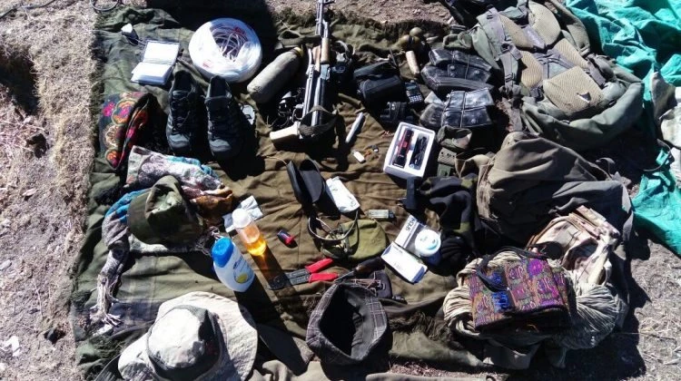 Van'da PKK'ya ait mühimmat ele geçirildi!