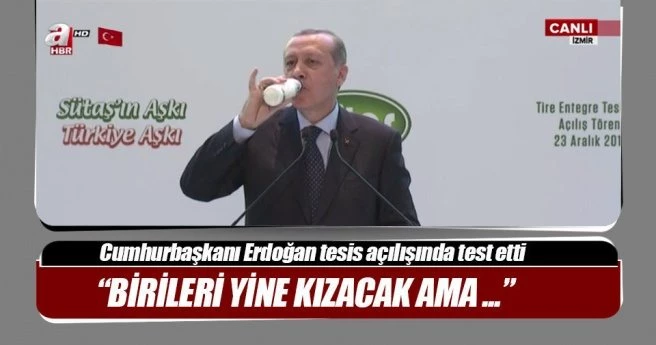 Varsın saldırsınlar. Evet bizim milli içkimiz ayrandır