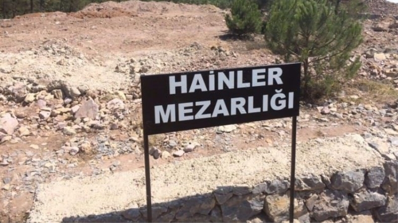 Vatan hainleri mezarlığına ilk defin yapıldı