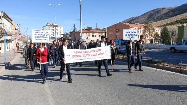 Yahyalı`da Sağlıklı Yaşam Yürüyüşü