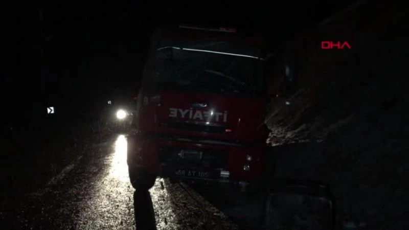 Yangına giden itfaiye aracı kaza yaptı 5 yaralı