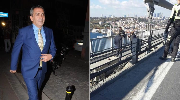 Yavuz Bingöl köprüden atlayan genci kurtarırken...
