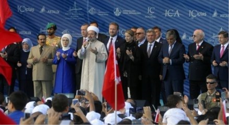 Yavuz Sultan Selim Köprüsü dualarla açıldı