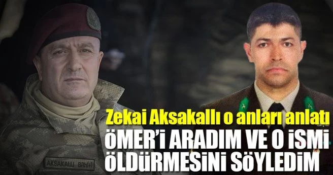 Zekai Aksakallı o anları anlattı